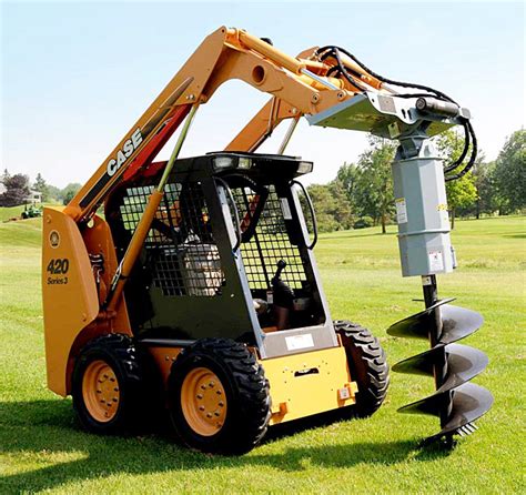 best skid steer attachments for ditching|skid steer auger attachments.